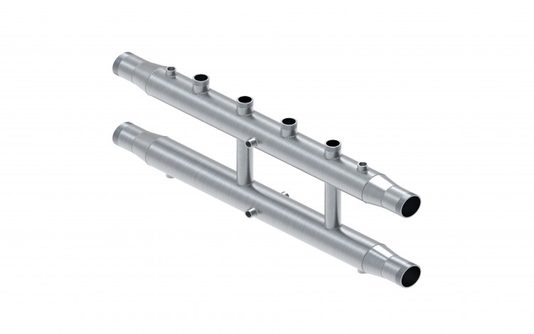 Распределительный коллектор GK50(2)-25(2u)max, 250 кВт, серия MAXIMUS